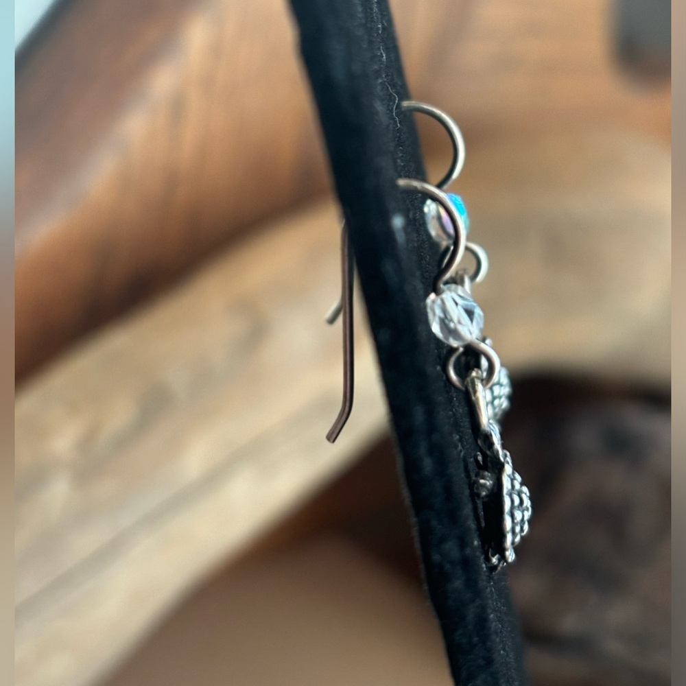 Solid Silver Turtle Earrings! - image 3